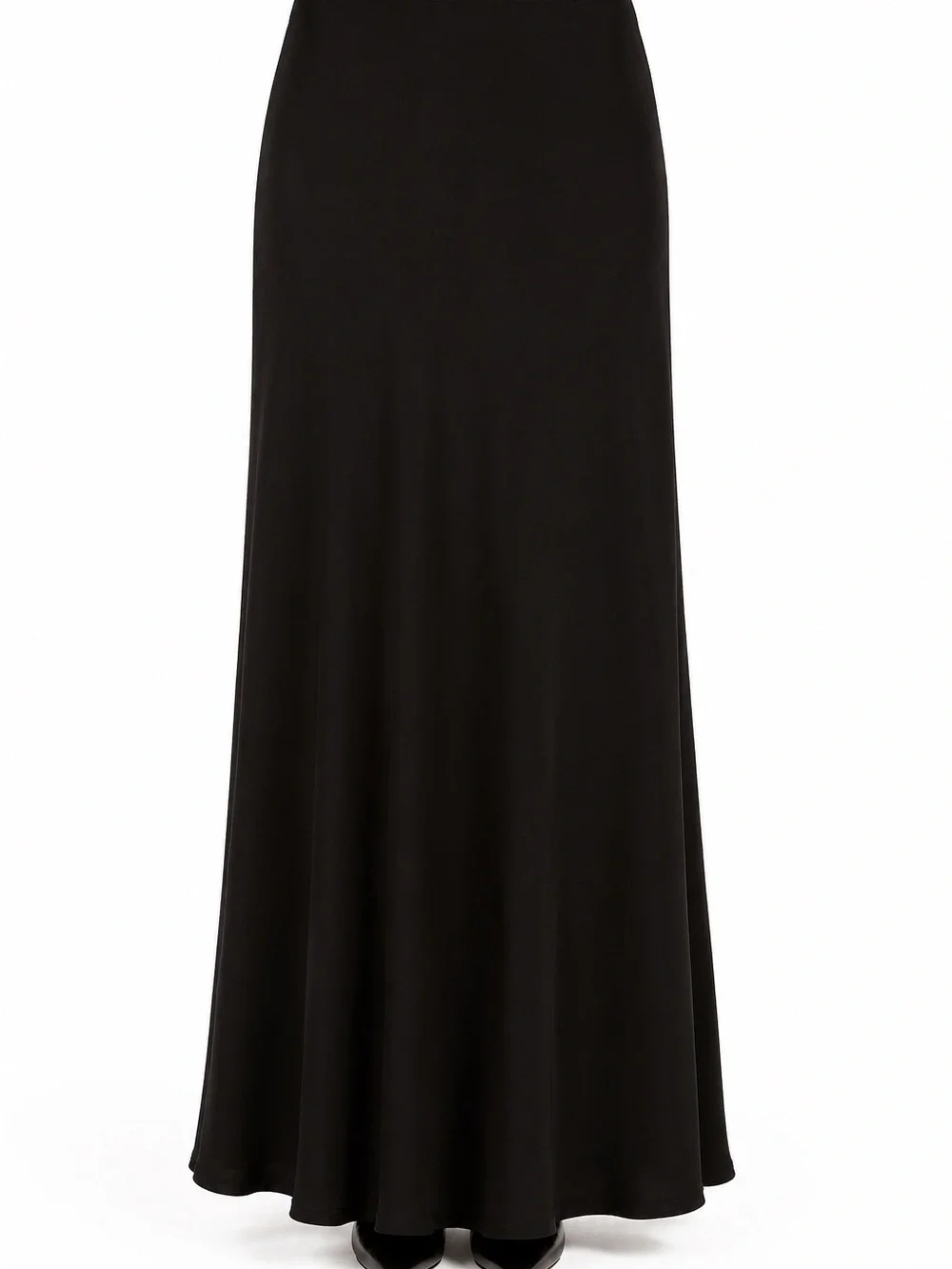 Black Elegant Maxi Skirt